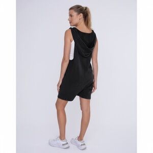 Mono B Black Sleeveless Hooded Jumper in M